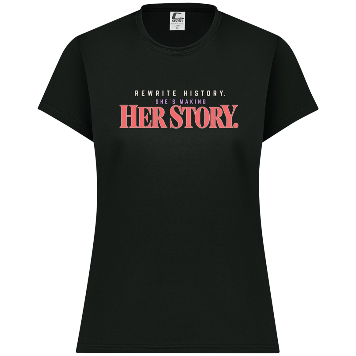 HER Story Performance Tee in black