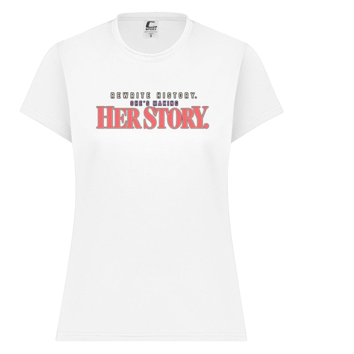 HER Story Performance Tee in white